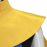 Dispatch Blazer Tenue Jaune et Bleue avec Masque pour Yeux Cosplay Costume