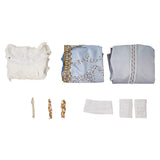 Elden Ring Nightreign(2025) Revenant Tenue Blanche et Bleue Cosplay Costume