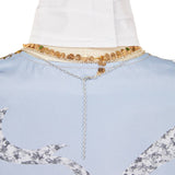 Elden Ring Nightreign(2025) Revenant Tenue Blanche et Bleue Cosplay Costume