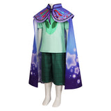Elio(2025) Elio Tenue Verte avec Cape Cosplay Costume