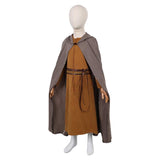 Enfant A Knight of the Seven Kingdoms(2026) Egg Tenue Brune avec Cape Cosplay Costume
