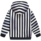 Enfant Beetlejuice 2(2024) Beetlejuice Zip Sweat à Capuche Costume d'Halloween