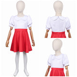 Enfant Deux pour Une(2007) Lottchen Robe Blanche et Rouge Cosplay Costume