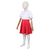 Enfant Deux pour Une(2007) Lottchen Robe Blanche et Rouge Cosplay Costume