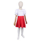 Enfant Deux pour Une(2007) Lottchen Robe Blanche et Rouge Cosplay Costume