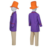 Enfant Film Willy Wonka & the Chocolate Factory Wonka Cosplay Costume
