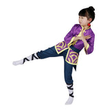 Enfant Jeu Princess Peach: Showtime!(2024) Kung Fu Peach Cosplay Costume