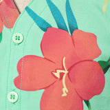 Enfant KPop Demon Hunters(2025) Abby Saja Tenue de Chemise Verte Cosplay Costume