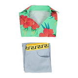 Enfant KPop Demon Hunters(2025) Abby Saja Tenue de Chemise Verte Cosplay Costume