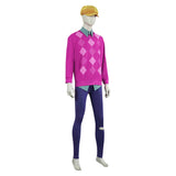 Enfant Kpop Demon Hunters(2025) Baby Saja Tenue à Carreaux Roses Cosplay Costume