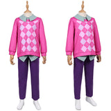 Enfant Kpop Demon Hunters(2025) Baby Saja Tenue Rose Sans Chapeau Cosplay Costume