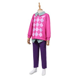 Enfant Kpop Demon Hunters(2025) Baby Saja Tenue Rose Sans Chapeau Cosplay Costume