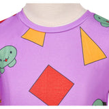 Enfant KPop Demon Hunters(2025) Huntrix Zoey Pyjama Violet Cosplay Costume