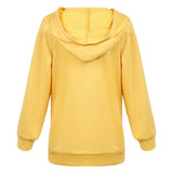 Enfant KPop Demon Hunters(2025) Huntrix Zoey Sweat-shirt à Capuche Jaune Cosplay Costume
