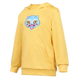 Enfant KPop Demon Hunters(2025) Huntrix Zoey Sweat-shirt à Capuche Jaune Cosplay Costume