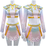 Enfant KPop Demon Hunters(2025) Huntrix Zoey What It Sounds Like Tenue Cosplay Costume Ver.2