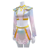 Enfant KPop Demon Hunters(2025) Huntrix Zoey What It Sounds Like Tenue Cosplay Costume Ver.2
