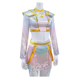 Enfant KPop Demon Hunters(2025) Huntrix Zoey What It Sounds Like Tenue Cosplay Costume Ver.2