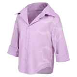 Enfant KPop Demon Hunters(2025) Jinu Saja Chemise Rose Cosplay Costume