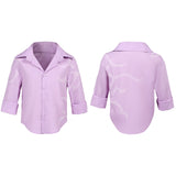 Enfant KPop Demon Hunters(2025) Jinu Saja Chemise Rose Cosplay Costume