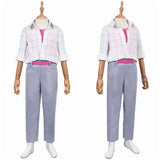 Enfant KPop Demon Hunters(2025) Jinu Saja Tenue de Chemise Blanche Cosplay Costume