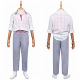 Enfant KPop Demon Hunters(2025) Jinu Saja Tenue de Chemise Blanche Cosplay Costume