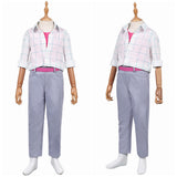 Enfant KPop Demon Hunters(2025) Jinu Saja Tenue de Chemise Blanche Cosplay Costume