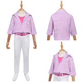Enfant KPop Demon Hunters(2025) Jinu Saja Tenue de Chemise Rose Cosplay Costume