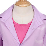 Enfant KPop Demon Hunters(2025) Jinu Saja Tenue de Chemise Rose Cosplay Costume