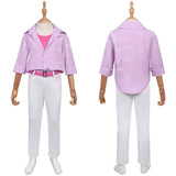 Enfant KPop Demon Hunters(2025) Jinu Saja Tenue de Chemise Rose Cosplay Costume
