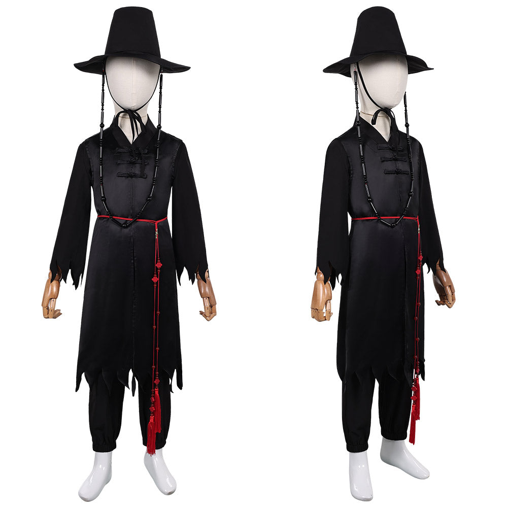 Costume Cosplay Demon Hunters Sajaboys Jinu - Complet (manteau, Haut, Pantalon, Chapeau, Accessoires) Pour Halloween Ou événement
