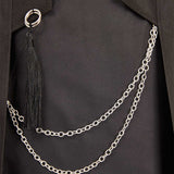 Enfant KPop Demon Hunters(2025) Jinu Saja Veste+Haut Noires Cosplay Costume