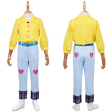 Enfant Kpop Demon Hunters(2025) Romance Saja Tenue de Chemise Jaune Cosplay Costume