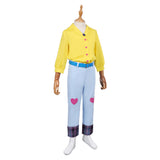 Enfant Kpop Demon Hunters(2025) Romance Saja Tenue de Chemise Jaune Cosplay Costume