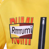 Enfant KPop Demon Hunters(2025) Rumi Tenue Jaune et Noire Cosplay Costume