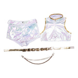 Enfant KPop Demon Hunters(2025) Rumi What It Sounds Like Tenue Cosplay Costume Ver.2