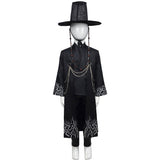 Enfant Kpop Demon Hunters(2025) Saja Boys Tenue Noire Cosplay Costume
