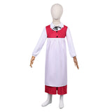 Enfant La Reine des Neiges 1967 Gerda Tenue Rouge Cosplay Costume