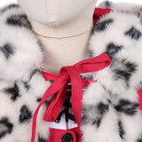 Enfant La Reine des Neiges 1967 Gerda Tenue Rouge Cosplay Costume