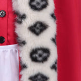 Enfant La Reine des Neiges 1967 Gerda Tenue Rouge Cosplay Costume