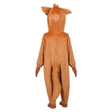 Enfant Le Grand Méchant Renard et Autres Contes... Renard Pyjama Orange Cosplay Costume