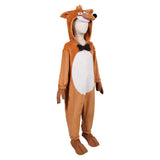 Enfant Le Grand Méchant Renard et Autres Contes... Renard Pyjama Orange Cosplay Costume