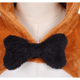 Enfant Le Grand Méchant Renard et Autres Contes... Renard Pyjama Orange Cosplay Costume