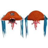 Enfant One Piece Buggy Chapeau+Bandeau Cosplay Accessoire