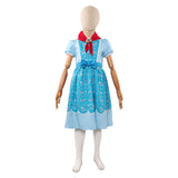 Enfant Stranger Things Saison 5 Holly Wheeler Robe Bleue Cosplay Costume