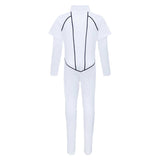 Enfant Stranger Things Saison 5 Kali‌ Combinaison Blanche Cosplay Costume
