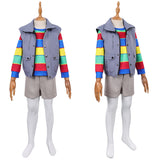 Enfant Stranger Things Saison 5(2025) Derek Tenue Violette Cosplay Costume