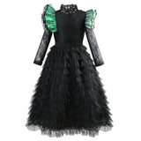 Enfant Wicked Elphaba Robe Noir Costume Pour Halloween Carnaval