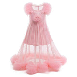 Enfant Wicked Glinda Robe Rose+Accessoires Cosplay Costume