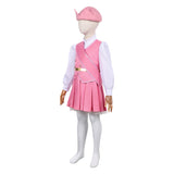 Enfant Wicked: For Good(2025) Glinda Tenue Rose et Blanche Cosplay Costume